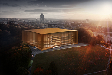 National Concert Hall Tautos Namai nemzetközi tervpályázat. Építészet: Robert Gutowski Architects