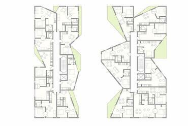 Steven Holl Architects: Quincy Jones Square fejlesztés, Bremerton, WA, 2019. Kép: Steven Holl Architects