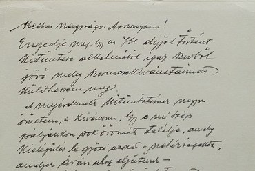 Kotsis Iván gratuláló levele Cs. Juhász Sára Ybl-díja alkalmából, 1966. Forrás: Cs. Juhász Sára hagyatéka