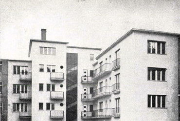Budapest, Hollán Ernő utca 28., 1942-ben, tervező: Hámor István (Tér és Forma, 1942/1., 7. o.)