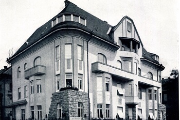 Budapest, Abonyi utca 29. 1911-ben, tervező: Wellisch Andor (Magyar Építőművészet 1911/7., 20. o.)