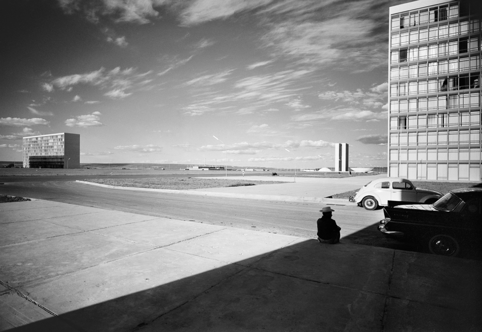 Eixo Monumental, Brazíliaváros, fotó: Lucien Hervé, 1961