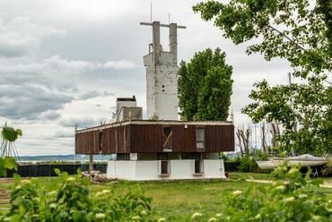 Országos Műszaki és Fejlesztési Bizottság balatonfüredi Jacht Klub sportszállása, 2020-as állapot - terv: Virág Csaba, 1972