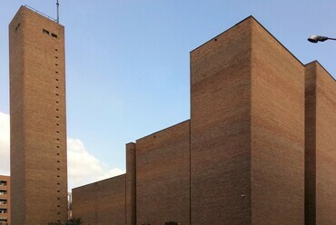 Bologna, La Chiesa di San Giovanni Bosco, Quartiere Savena, Giuseppe Vaccaro, 1958-1968. Fotó: Lampert Rózsa