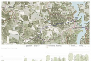 A terra florida és az Ateliér Světlík terve a II. világháború roma és szintó áldozatainak emlékhelyére, Lety u Písku, Csehország. Forrás: Roma Kultúra Cseh Múzeuma, www.rommuz.cz