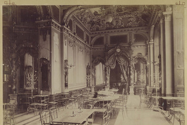 A New York Kávéház 1894 körül. Forrás: Fortepan / Budapest Főváros Levéltára / Klösz György felvételei
