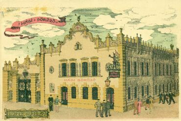 A két világháború közötti Budapest éjszakai életének kedvelt célpontja, a Huszár utcai Hági söröző. Kép: Magyar Kereskedelmi és Vendéglátóipari Múzeum, via MaNDA