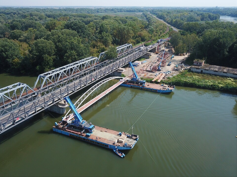 Tisza-híd építése