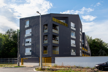 Marcalpark, 40 lakásos társasház Győrben. Építészet: CANarchitects. Fotó: Réthey-Prikkel Tamás