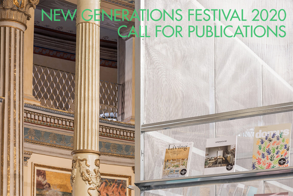 New Generations Festival: építészeti kiadványok, publikációk jelentkezését várják