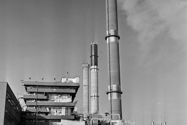 Archív fotó a százhalombattai erőműről, Forrás: Fortepan, Év: 1974, Adományozó: Gábor Viktor