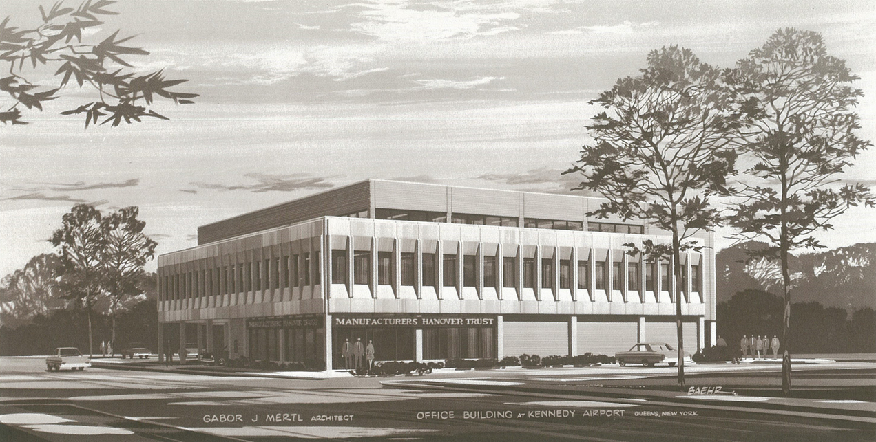 Kennedy Airport irodaépület, JFK International Airport, New York, 1970-es évek