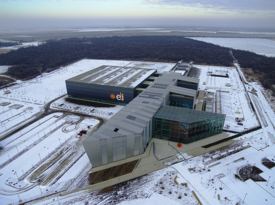 A szegedi ELI-ALPS lézeres kutatóközpont a magasból - fotó: Doboczky Zsolt 