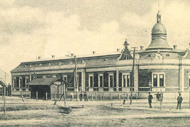 Soroksár, Községháza 1900 körül, tervező: Neuschloss Kornél (képeslap)