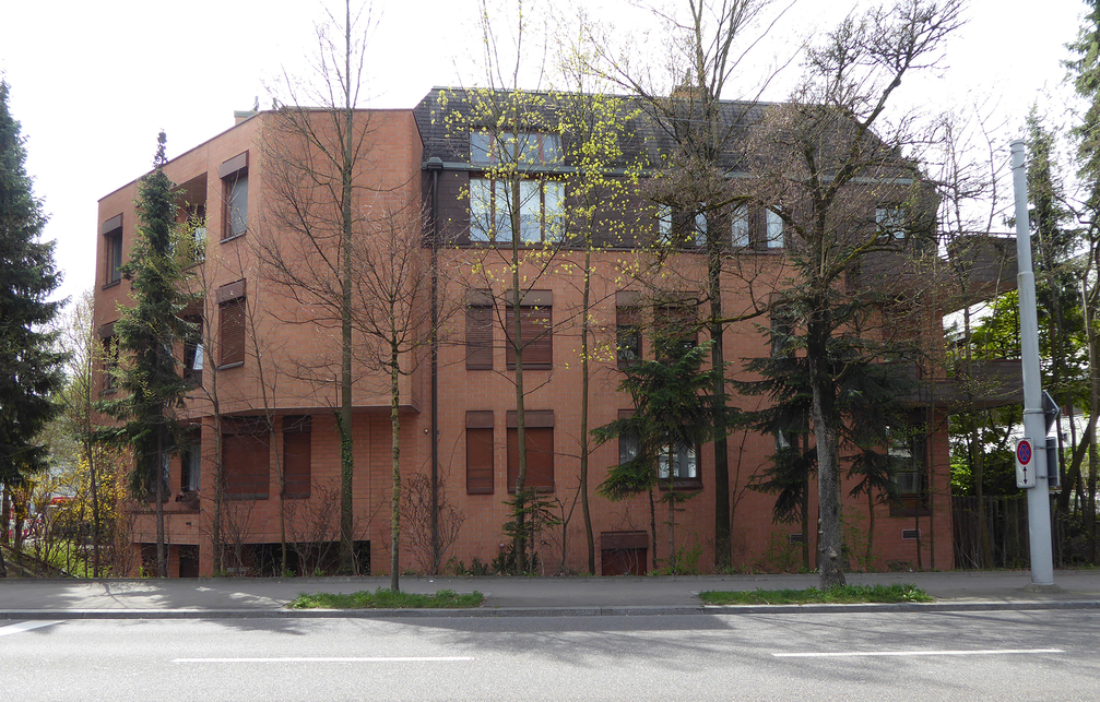 Társasház, Zürich, Svájc, 1977–1983, Hajnos Miklós (a szerző fotója, 2018)