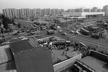 Örs vezér tere, HÉV baleset, 1982, Forrás: Fortepan, Adományozó: Urbán Tamás