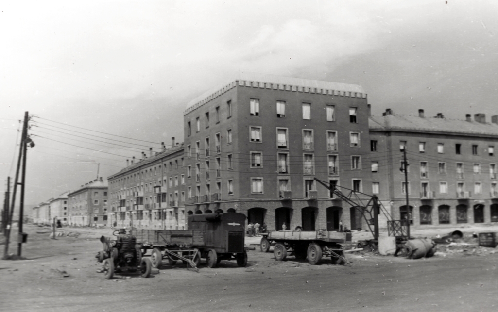 Kerepesi út - Örs vezér tere sarok, 1955., Forrás: Fortepan, Adományozó: Samodai József Zuglói Helytörténeti Műhely