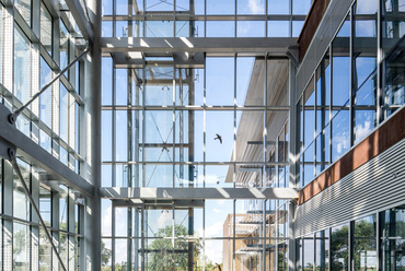 National Instruments, D épület, Debrecen, Tervezők:  CMA Architects, Belsőépítészet: MádiLáncos Stúdió, 2017-2019., Fotók: Babecz Ákos