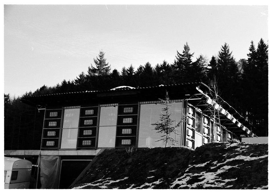 A ziegelriedi Zalotay-ház, archív fotó 1979/80 telén. Forrás: Nagy Bálint