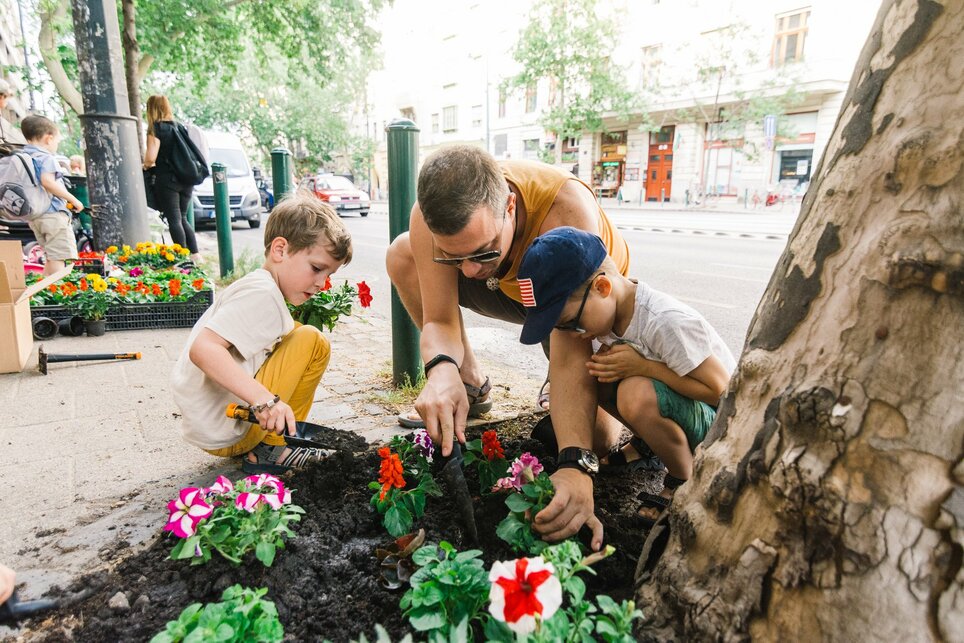 Zöld kampány a Bartók Béla Boulevard-on, 2018. Forrás: a Bartók Béla Boulevard Facebook oldala