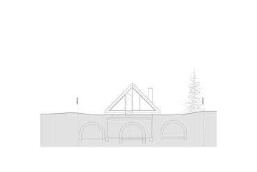 Téglalapon háromszög – családi ház a budaörsi dombok között. Terv: Váncza Művek