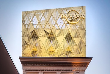 Hard Rock Hotel, Budapest. Tervező: STÚDIÓ