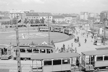 Széll Kálmán (Moszkva) tér, 1952. Forrás: Fortepan / Magyar Rendőr