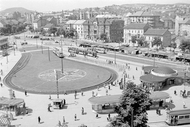 Széll Kálmán (Moszkva) tér, 1952. Forrás: Fortepan / Magyar Rendőr