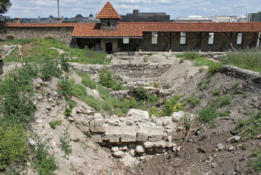 Az egykori öntőház feltárt falmaradványai. Forrás: Garten Studio Kft. archívuma