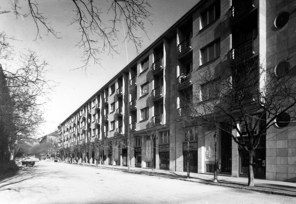 Lövőház utcai sorház 19-33., 1954. Forrás: Fortepan