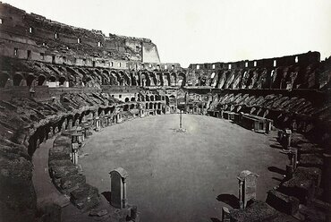 A római Colosseum a hypogeum feltárása előtt. – Forrás: Designboom / MiBACT