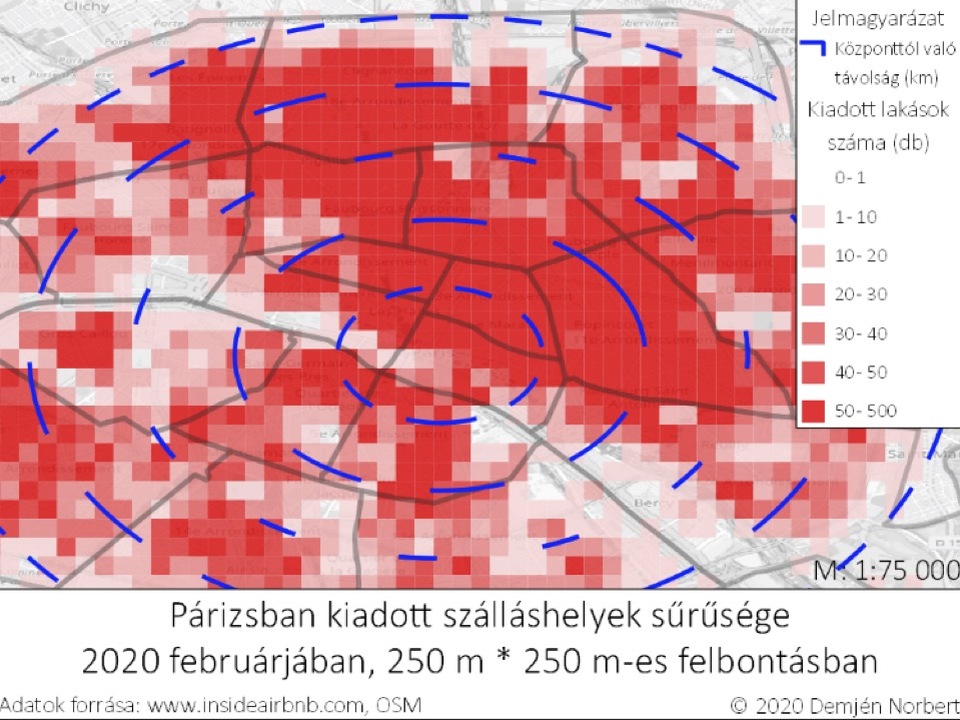 IV. típus: Teljes (közigazgatási) város érintett: London, Párizs, Róma