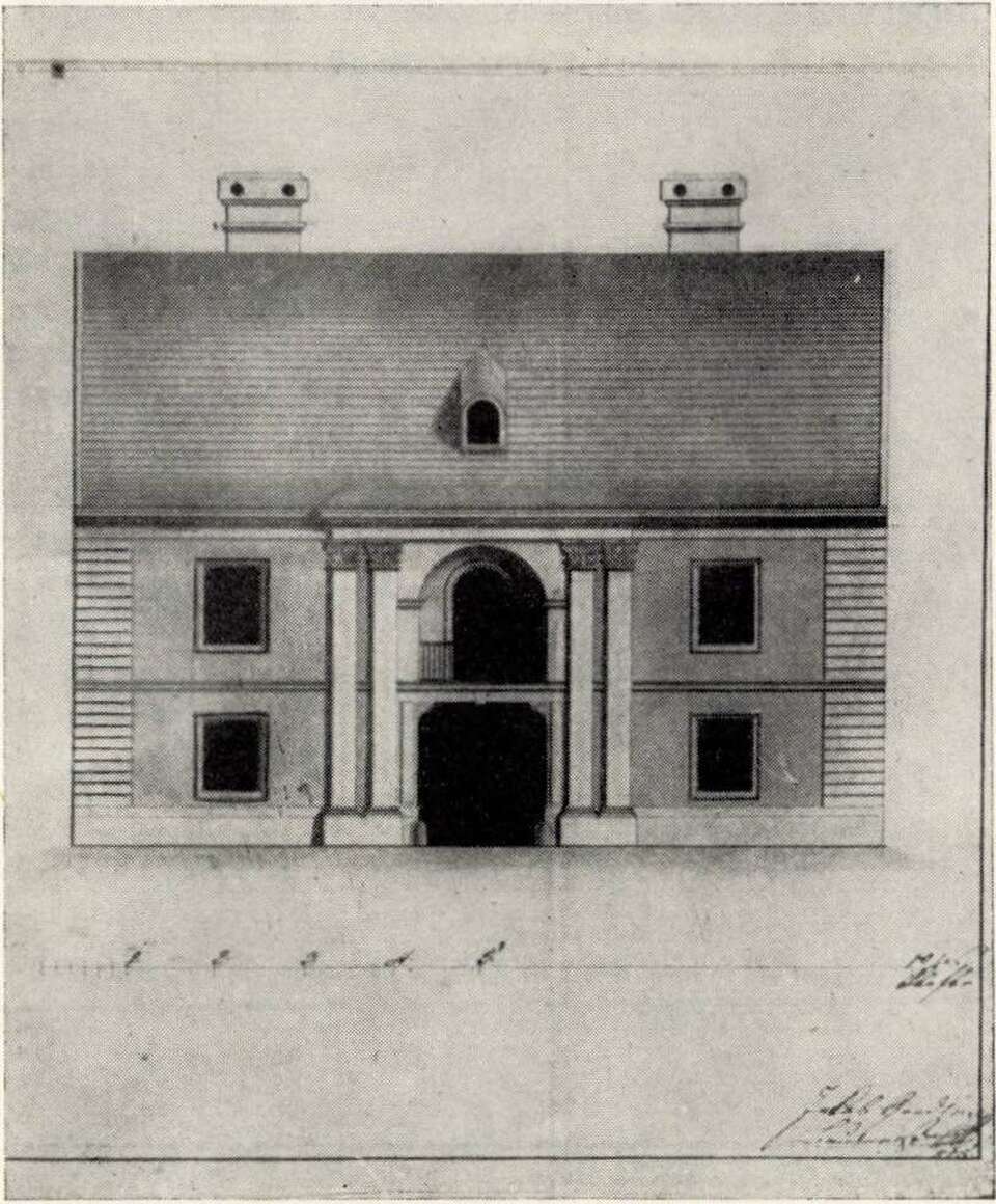 Sopron, a Rákóczi utca 47. terve, (Handler Jakab lakóháza) 1810 körül, építőmester: Handler Jakab (Soproni Szemle, 1962/1., 18. o.)