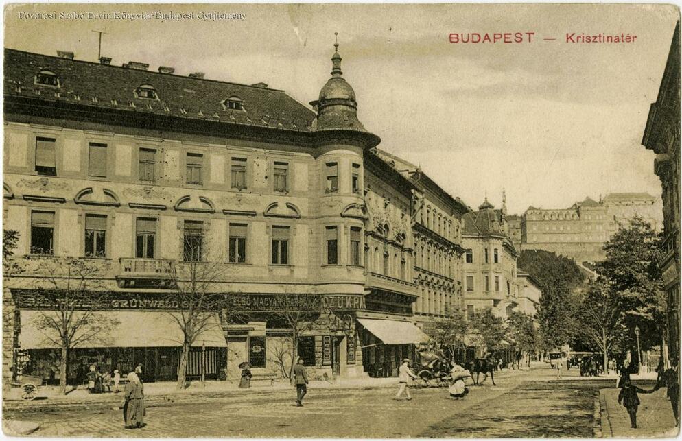 A Budai Polgári Casino 1910 körül. Forrás: FSZEK-BGY