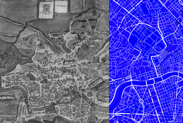 Urbanum, Róma térkép, montázs