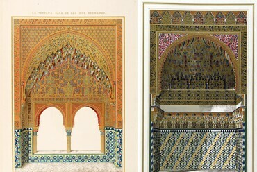 Owen Jones és Jules Goury, Plans, elevations and details from the Alhambra. Forrás Victoria and Albert Museum, vam.ac.uk