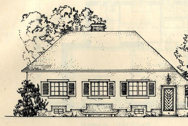 Weichinger Károly: Kétszobás családi ház, 1928