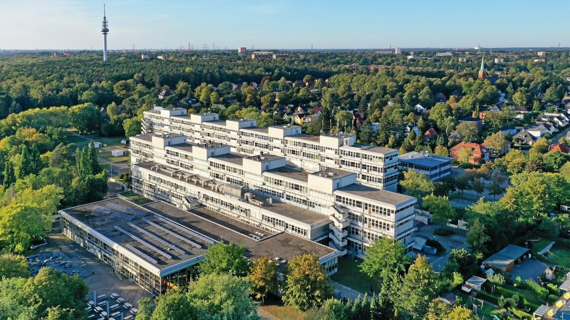 Fachhochschule für Produktions- und Verfahrenstechnik, 1964, 1967–72, Studentenwohnheim, 1965–69, Hamburg-Bergedorf, Heinz Graaf, Peter Schweger, Hajnos Miklós