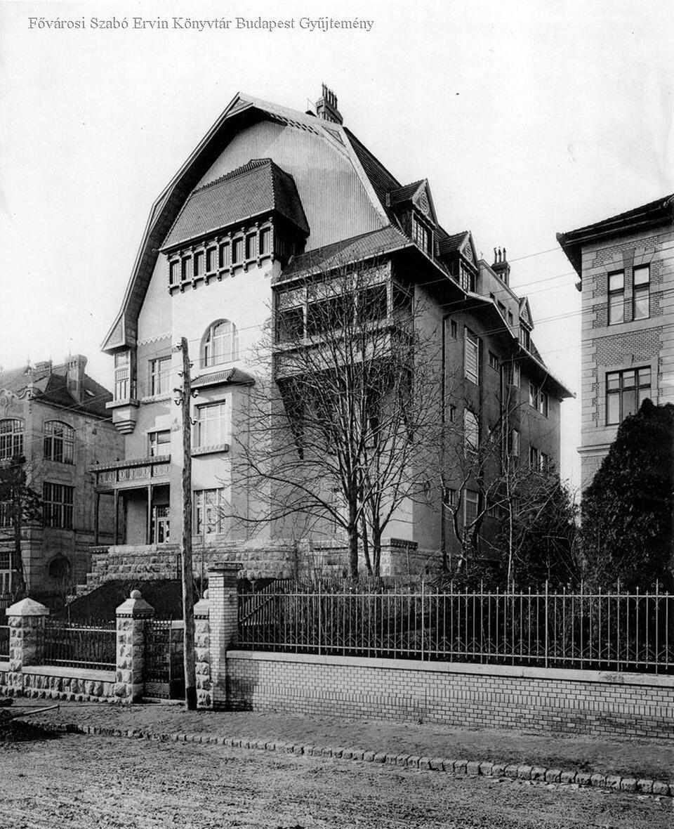 Budapest, Nyúl utca 6., 1910 körül, tervező: Ágoston Emil (FSZEK Budapest Gyűjtemény)