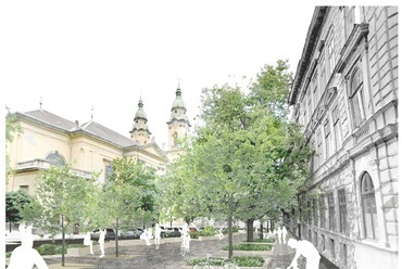 A megújuló Horváth Mihály tér terve. Forrás: Józsefvárosi Önkormányzat