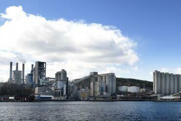 Brevik cementgyár, Norvégia – forrás: HeidelbergCement Group