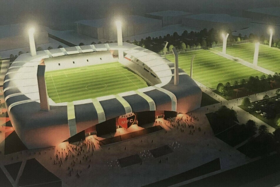 Eldőlt az új pécsi stadion építésének helyszíne