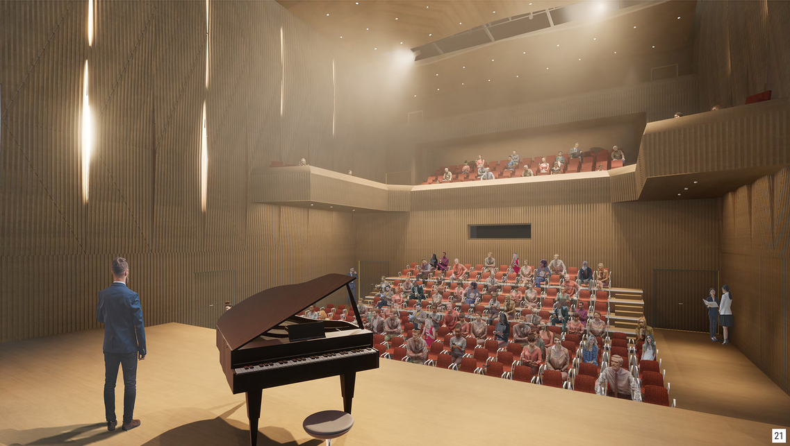 Hiánypótló koncertközpont Szeged belvárosában – Blaesius Bence diplomaterve