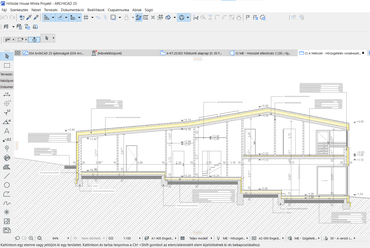 Archicad BIM Sablonfájl, Mintaépület QA 2 hőszigetelés folytonosság