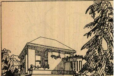 Várnay Marianne családi ház terve 1929-ből (Az Újság könyve 8., 1929/111. o.)