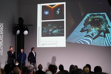Az Etele Cinema pixelvezérelt design világítási rendszere - a prezentáció pillanatai