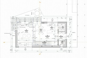 URBA Stúdió: A9 House. Földszinti alaprajz