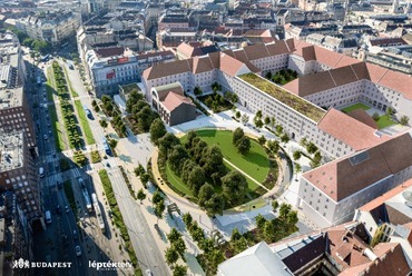 A Lépték-Terv Tájépítész Iroda pályaműve a Városháza Park térépítészeti tervpályázatán