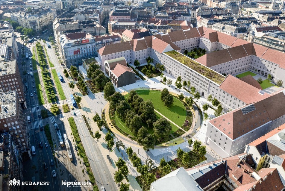 Győztest hirdettek a Városháza Park tervpályázatán