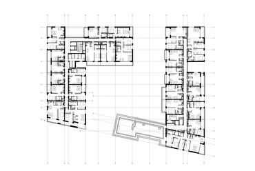 FBIS architects: BudaPart E épület, Budapest. 5. emelet